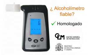 Alcoholimetro fiable homologado