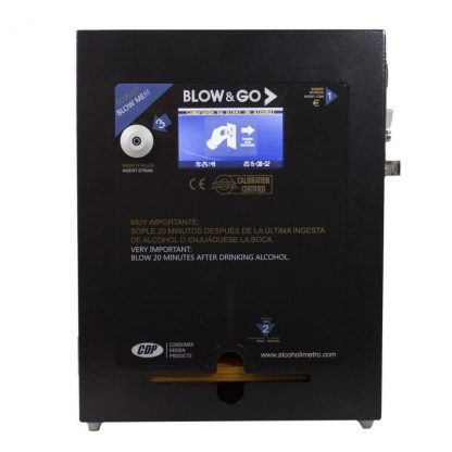 Alcoholímetro a monedas BLOW & GO CDP 4600 Black Digital