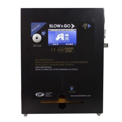 Coin-operated Breathalyzer Blow & Go 4600 Black Digital