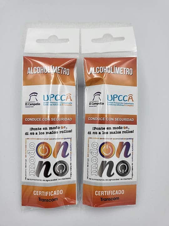 Alcoholimetro Desechable de un solo uso Test and Drive