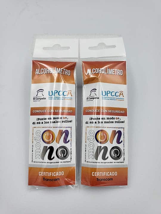 Alcoholimetro Desechable de un solo uso Test and Drive