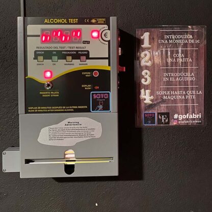 Alcoholímetro a Monedas Blow & Go CDP 4500