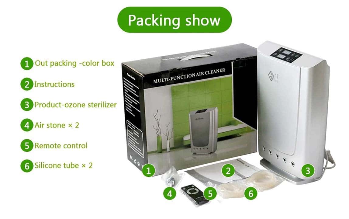 Plasma ion air purifier and ozonizer CDP 050