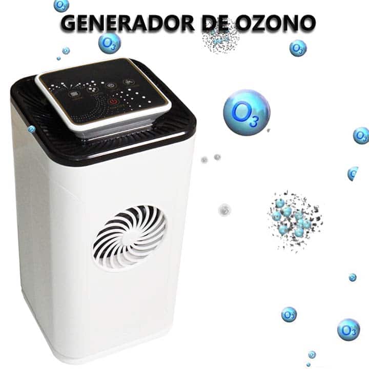 Purificador de Aire Andromeda 7 en 1 - Filtro HEPA y Control Remoto - Ideal  para Alergias y para Desinfectar el Hogar - Función Ozono - Ozono Hogar