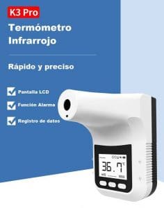 Termómetro sin contacto CDPK3-Pro de instalación fija con descarga de datos a PC