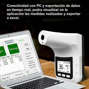 Termómetro sin contacto CDPK3-Pro de instalación fija con descarga de datos a PC