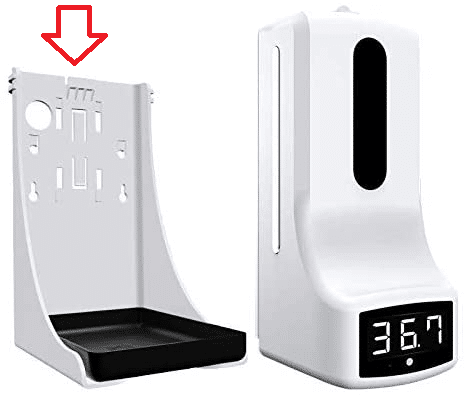 Termómetro infrarrojo digital y dispensador de gel CDPK9