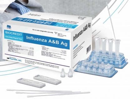 Kit de prueba rápida BIOCREDIT Gripe Influenza A & B Ag