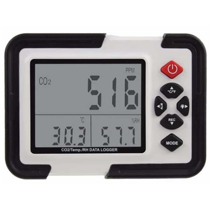 Detector / Medidor de CO2 profesional CDPH2000 homologado CE con memoria  data LOGGER