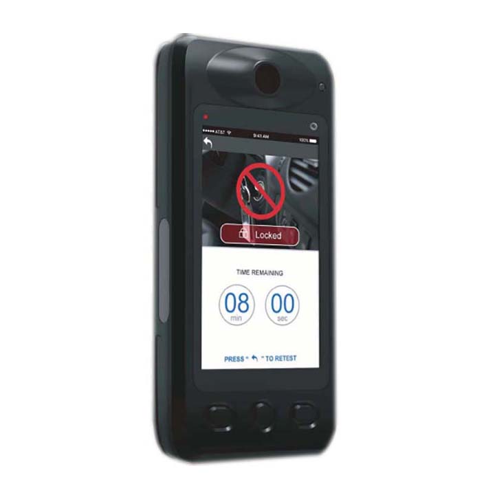 Alcolock breathalyzer for fleets Alcovisor X8 - C.D. Products S.A.