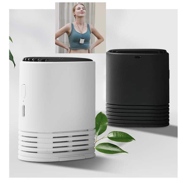 Ioniza Portable. Mini-ionizing air purifier with battery