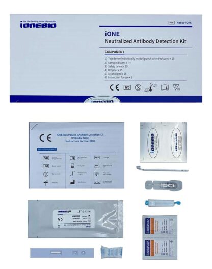 Test rápido iONE de IONEBIO para la detección de anticuerpos neutralizantes COVID19 (SARS-CoV-2)