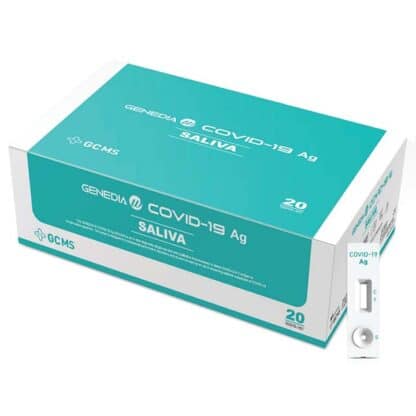 Test de antígenos COVID-19 por saliva GENEDIA W 643G-S -Pack 20