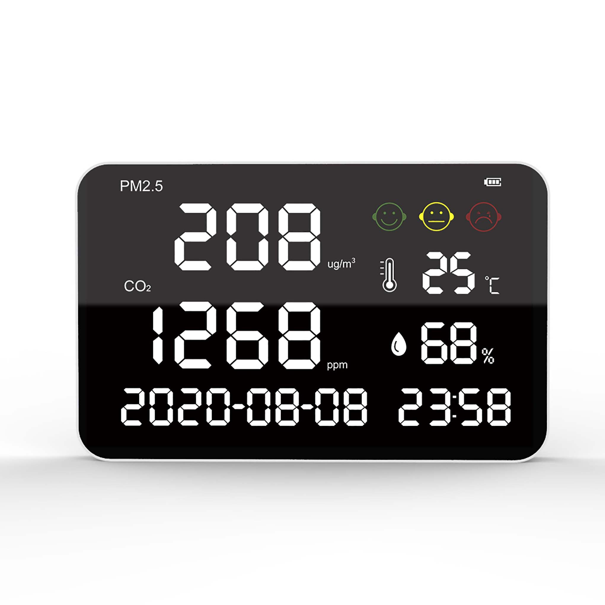 Large screen CO2 and PPM monitor, model CDP-10307 CE