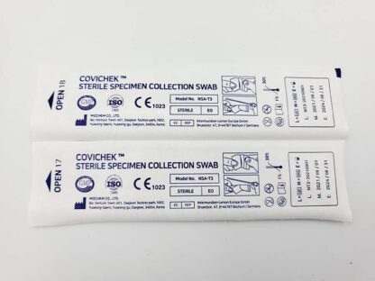 Hisopo nasal esteril CovichekTM NSA-T3 CE1023. Pack 20 unds