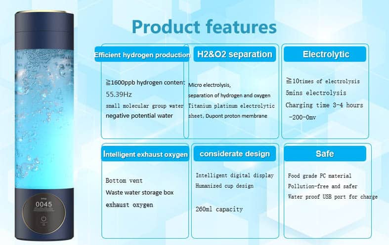 Hidrogenador de agua portatil en botella CDP-H8_9_