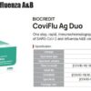 Test de antígenos Covid-19 y Gripe A/B BIOCREDIT CoviFlu Ag Duo - Pack 20 test