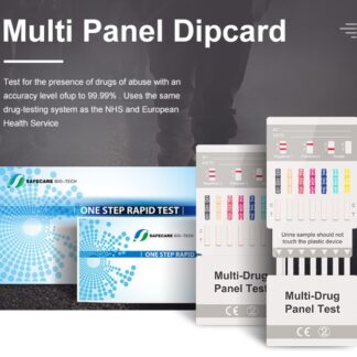 Test multidrogas en orina Safecare. Test Dipcard 7