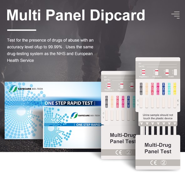 Test de drogas en saliva CDP-Safecare-7. Multidroga