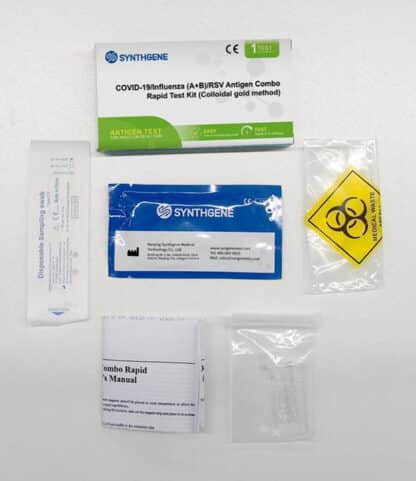 Test combinado Synthgene SARS-CoV-2 + Flu A + Flu B + RSV